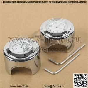 7/8 "1" термометр с циферблатом на руле, подходит для Harley Yamaha Suzuki Honda