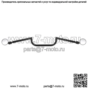 Зеркала на руле 7/8 дюйма, 22 мм, подходят для мотоцикла Cruiser Chopper Cafe Racer Custom (для: Harley-Davidson)