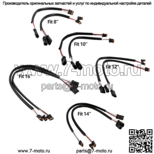Проводка переключателя на руле 8 "10" 12 "14" 16" подходит для моделей Harley Touring 2014-21 (для: Harley-Davidson)