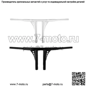 Руль с Т-образным рулем 8 дюймов, 10 дюймов, 12 дюймов, подходит для Harley FLST Sportster XL Dyna