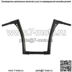 Черные 14-дюймовые винтажные вешалки для руля Ape, подходят для Harley Softail FLST FXST (для: Harley-Davidson)