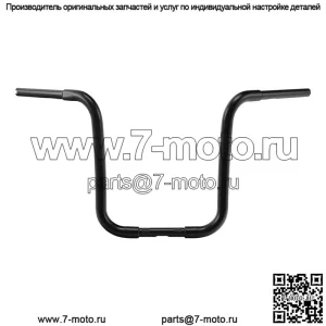 Черная вешалка Rise Ape, 16 дюймов, руль 1 1/4 дюйма, подходит для Harley Sportster XL883 XL1200 (для: Harley-Davidson)