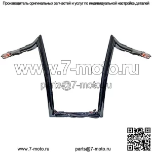 ПРЕДВАРИТЕЛЬНО ПРОВОДНЫЕ 16-ДЮЙМОВЫЕ МОДЕЛИ BLACK MEATHOOK APE ДЛЯ НОВЫХ МОДЕЛЕЙ SPORTSTER И SOFTAIL 2011 ГОДА