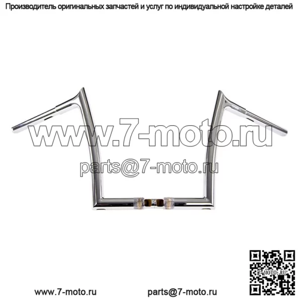 Fat Baggers Inc. 1-1/4" EZ Установить заостренный верхний руль для Harley