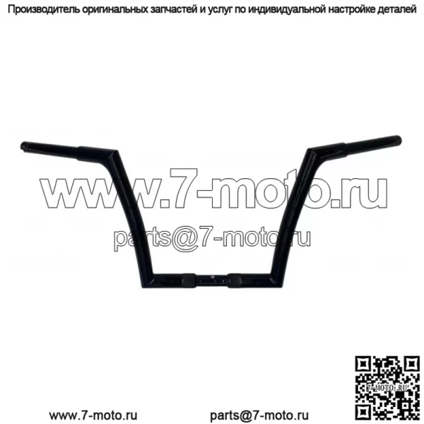 Fat Baggers Inc. Руль EZ с плоским верхом 1 1/4 дюйма