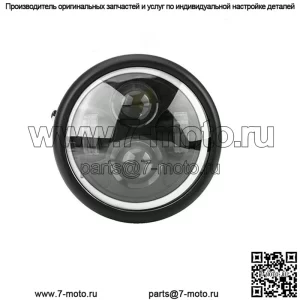 Аксессуары для мотоциклов, модифицированные светодиодные ретро-фары CG125, GN125, фары Harley, ангельские глазки, светодиодные фары