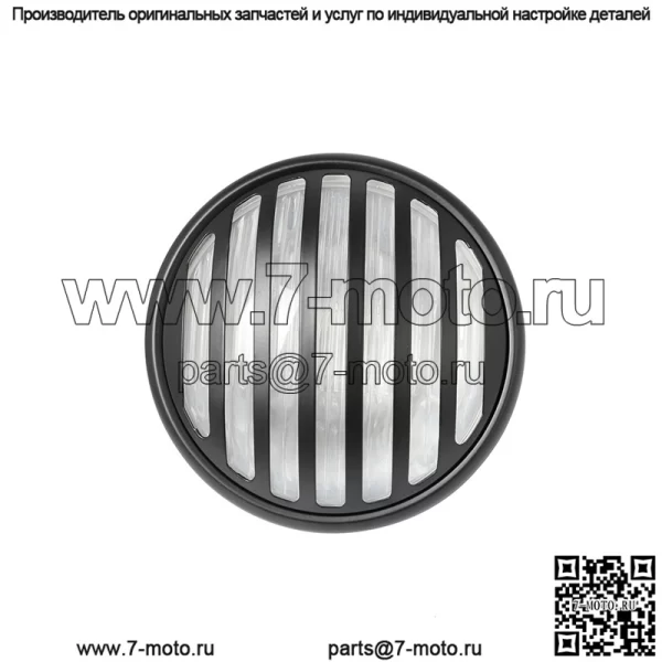 Мотоциклетные фары Harley, модифицированные универсальные кольцевые фары дневного света, 7 "7-дюймовые ретро-фары - Image 3