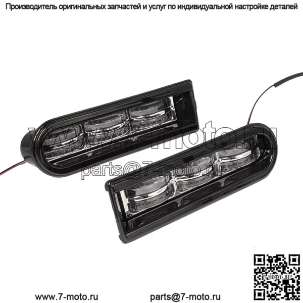 Аксессуары для мотоциклов Harley, большие планеры, уличные планеры, модифицированные задние боковые фонари, боковые фонари, сигнальные лампы на крыльях - Image 2