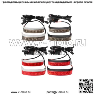 Модифицированные боковые фонари для мотоцикла Harley, двойные фонари, раздвижные боковые фонари, задние фонари для мотоцикла, боковые фонари для чемодана