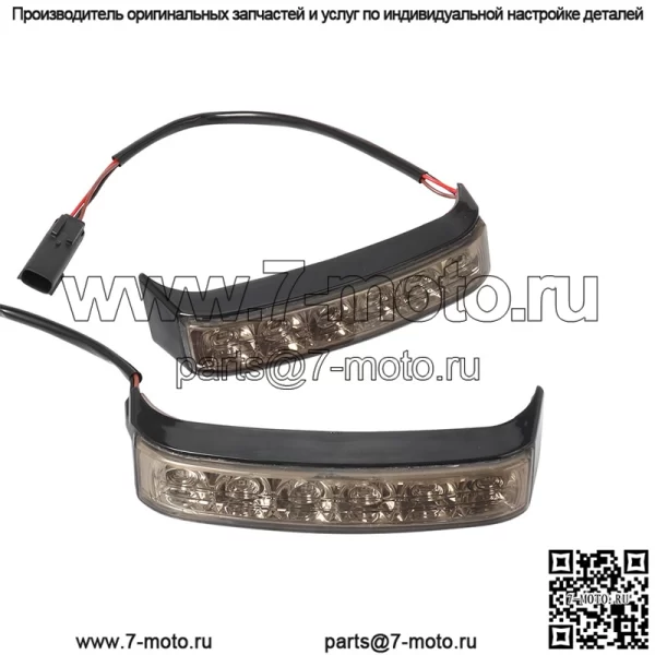 Модифицированные боковые фонари для мотоцикла Harley, двойные фонари, раздвижные боковые фонари, задние фонари для мотоцикла, боковые фонари для чемодана - Image 4