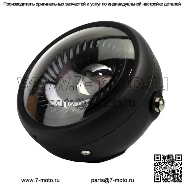 Ретро-фара для мотоцикла, светодиодная металлическая передняя фара GN CG Harley, модифицированная фара для ретро-автомобиля - Image 4