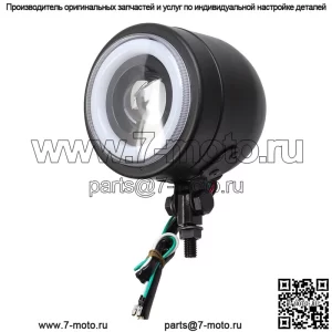 Ретро мотоциклетная светодиодная одиночная лампа Harley Prince CG125, модифицированная круглая фара, передняя фара ?Ангел?, указатель поворота