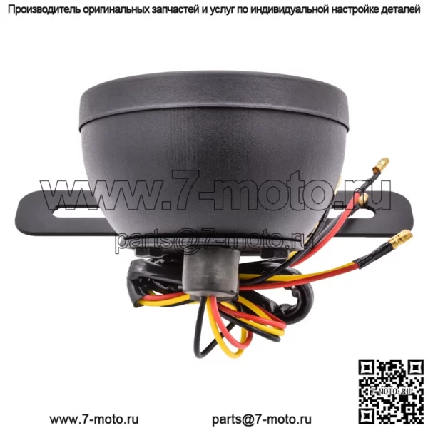 Мотоцикл Harley Cruise Prince Stop Боковые задние фонари Круглые стоп-сигналы Задние задние фонари Кофейные гоночные задние фонари - Image 4