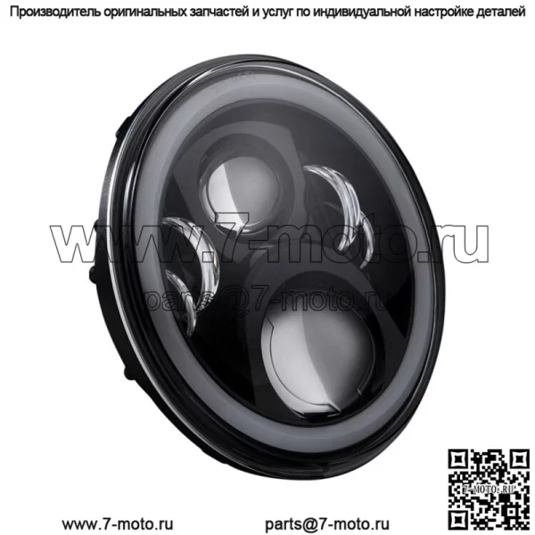Светодиодные фары Custom Dynamics ProGLow 7 дюймов для Harley