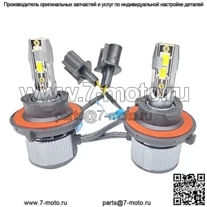 Светодиодная лампа UTV с дальним/ближним светом, совместимая с Polaris Ranger RZR 570 800 1000 XP, общий № 4012279,12000LM, 60 Вт, ярко-белая, упаковка из 2 шт. (без светодиодного декодера)
