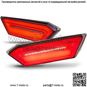 Светодиодный задний фонарь TRUE MODS для Polaris RZR S1000 S900 2014-2019; Trail S 900 S 1000 Ultimate 2022, замена заднего заднего фонаря 2412341 2412342 [рейтинг DOT] [дизайн диффузора] — дымчатый