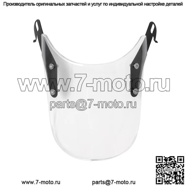 Модифицированные ретро-фары для мотоцикла, универсальное лобовое стекло, лобовое стекло мотоцикла, новое переднее лобовое стекло - Image 2