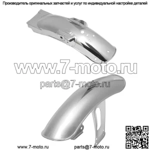 Мотоцикл CG125 модифицированные крылья в стиле ретро Короткие черные передние и задние крылья Happy Pearl River 125 грязевая плитка
