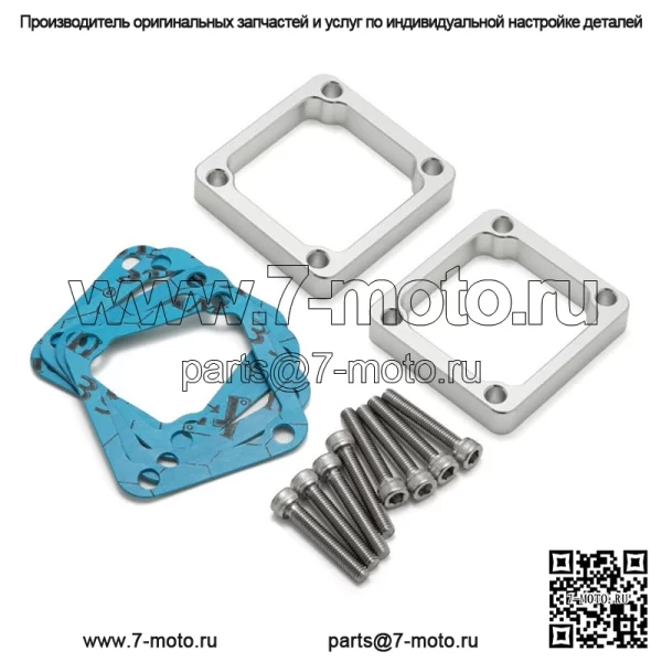 Прокладки впускного коллектора 3/8 дюйма и 1/2 дюйма для Yamaha Banshee YFZ350 1987-2006 гг. - Image 2