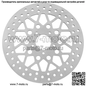 Передний ротор Twin Power с твердой сеткой для Harley
