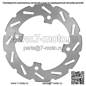Роторы передних и задних тормозных дисков для Polaris RZR 570 2012-2013/RZR 800 2008-2014/RZR S 800 2009-2014