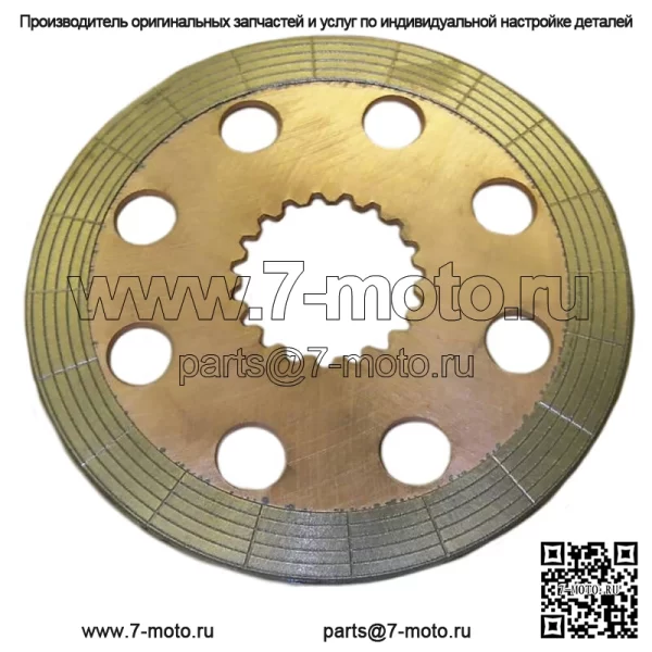 Подходит для экскаватора-погрузчика A52253 1342285C1, металлический тормозной диск для 580SE 580E 580