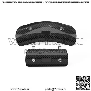Мотоцикл Jinjila Qianjiang 300 серый камень выхлопная труба противоожоговая крышка защитная крышка из углеродного волокна высокотемпературная теплоизоляционная крышка
