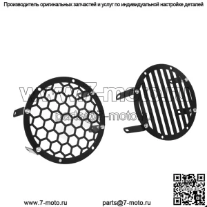 Подходит для Honda Rebel Rebel CMX300 CM500, модифицированная крышка фары, защитная сетка для фар, трансграничная