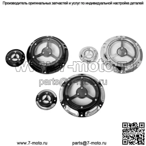 Подходит для Harley XL883 XL1200, модифицированная универсальная боковая крышка двигателя, прозрачная боковая крышка, боковая крышка сцепления