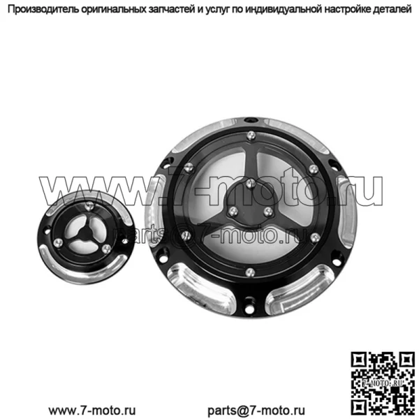 Подходит для Harley XL883 XL1200, модифицированная универсальная боковая крышка двигателя, прозрачная боковая крышка, боковая крышка сцепления - Image 4