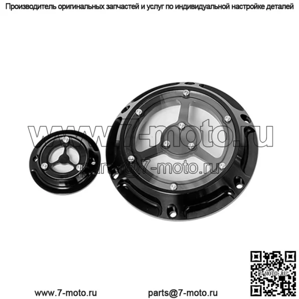 Подходит для Harley XL883 XL1200, модифицированная универсальная боковая крышка двигателя, прозрачная боковая крышка, боковая крышка сцепления - Image 5