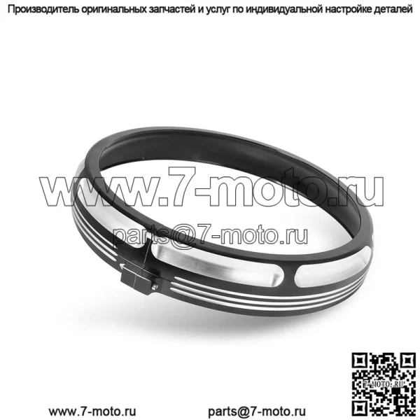 Модифицированное 7-дюймовое кольцо фары для мотоцикла подходит для моделей серии Harley Gliding Road King. - Image 5