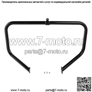 Защитная дуга двигателя 1 1/4 дюйма, подходит для Harley Touring Road King Glide 09-23, черный (для: Harley-Davidson)