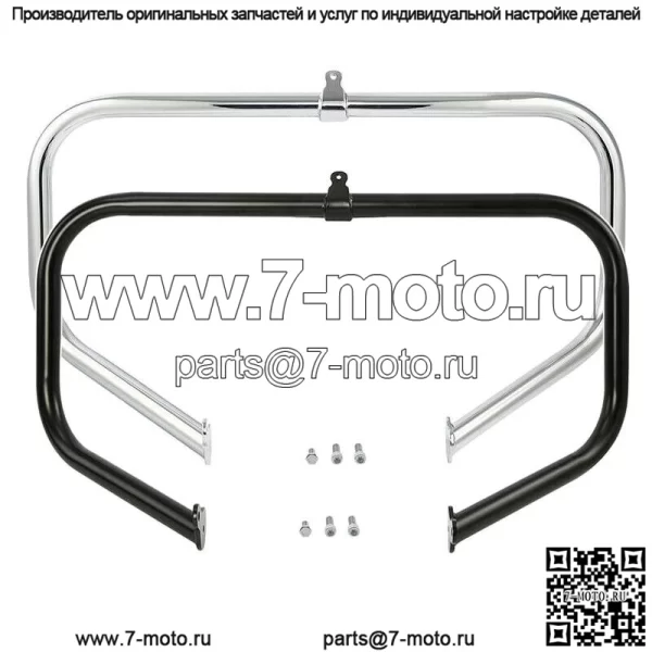 Защитная дуга двигателя 1 1/4 дюйма, подходит для Harley Touring 09-23 FLHXXX 10-11 (для: Harley-Davidson)