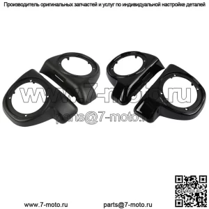 Нижние коробки динамиков с обтекателем 6,5 дюйма подходят для Harley Touring FLHT FLTRX FLHX 14-23 22 (для: Harley-Davidson)