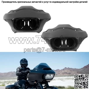 Внутренний наружный обтекатель фар из АБС-пластика подходит для Harley Touring Road Glide FLTR 98-13 (для: Harley-Davidson)