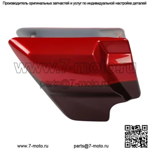 Боковая крышка аккумулятора подходит для Harley Road King FLHR 09-23 Wicked Red Twisted Cherry