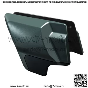 Боковая крышка аккумулятора подходит для Harley Touring Electra Glide 09-23 Серебряная сосна/ель