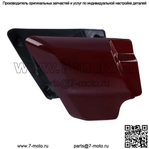 Боковая крышка аккумулятора подходит для Harley Touring Street Glide 09-23 Billiard-Burgundy