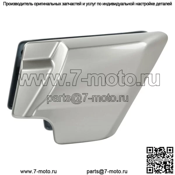 Боковая крышка аккумулятора, подходит для Harley Electra Glide FLHT 09-23 Silver Fortune (для: Harley-Davidson)
