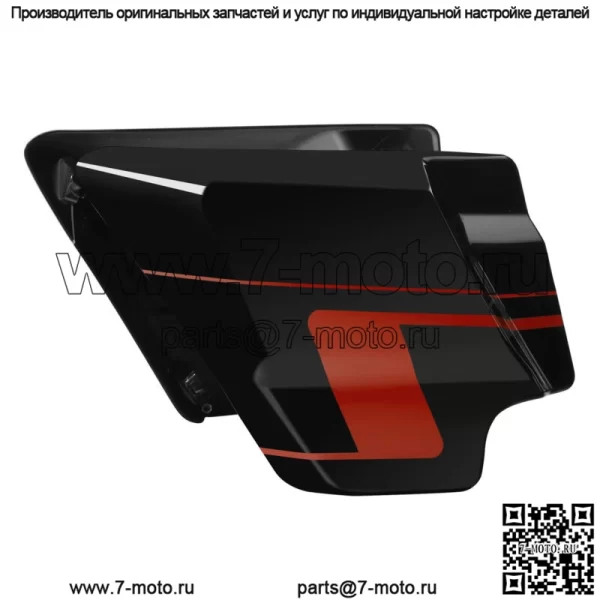 Боковые крышки аккумуляторной батареи подходят для Harley Touring 2009-2023 18 Black Earth и Vivid Black (Для: Harley-Davidson)