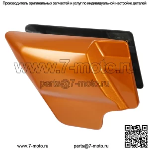 Боковые крышки аккумуляторной батареи подходят для Harley Touring Electra Glide 2009-2023 Amber Whiskey