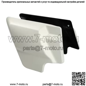 Боковые крышки аккумулятора подходят для Harley Touring Road King 09-23 Bonneville, соляная джинсовая ткань