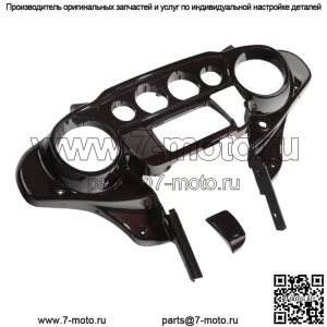 Внутренний обтекатель Batwing подходит для Harley Touring Street Glide 2014-2023 Black Forest