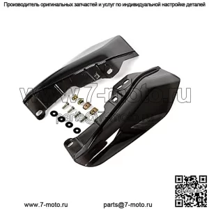 Воздушные дефлекторы средней рамы для Harley Touring и Trike 09-21, черные воздушные дефлекторы средней рамы VEISUTOR для Harley Touring/Trick Electra/Street/Tri/Road Glide King CVO, аксессуары 2009-2021 (2 шт.)