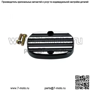 Крышка главного тормозного цилиндра Joker Machine с ребрами для Harley Touring 2008-2023 гг.