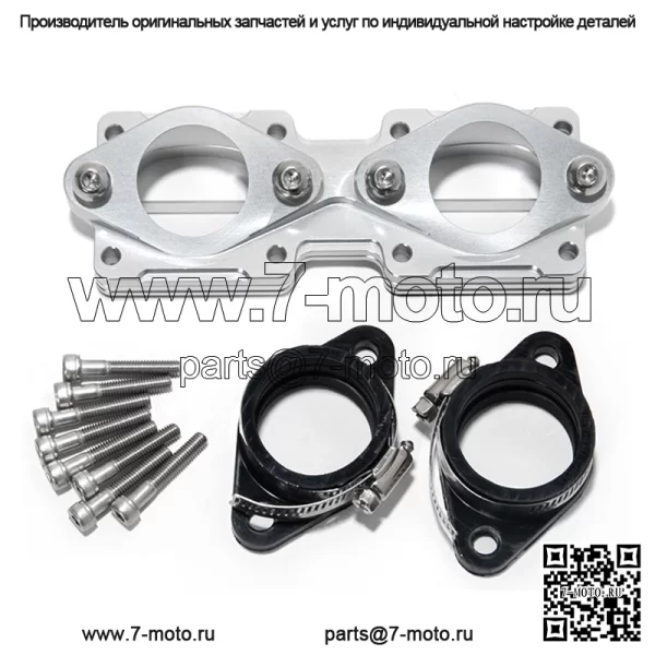 Комплект впускного коллектора и пыльник карбюратора 36-41 мм для Yamaha YFZ350 Banshee 1987-2006 гг.