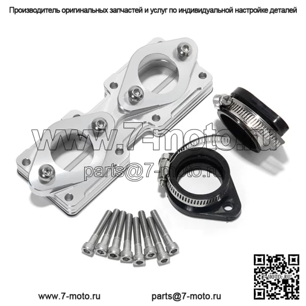 Комплект впускного коллектора и пыльник карбюратора 32-35 мм для Yamaha YFZ350 Banshee 1987-2006 гг.