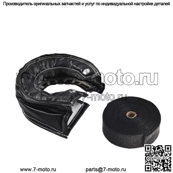 Титановое углеродное волокно Turbo Blanket T6 Крышка теплозащитного экрана турбокомпрессора - Image 3