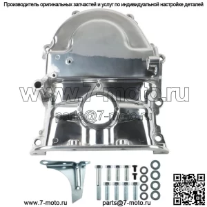Крышка ГРМ большого блока из полированного алюминия для Ford FE Mercury 360 390 427 428
